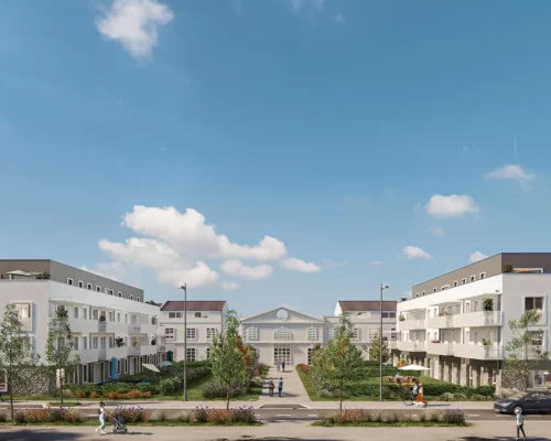 Appart F3 - 66 m² - 2 chambres - terrasse 10 m²  - 2 parkings -  VERNON