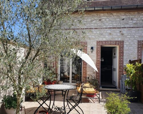 Maison - 75m² - 2 chambres  - 1 garage - terrasse - COURCELLES SUR SEINE